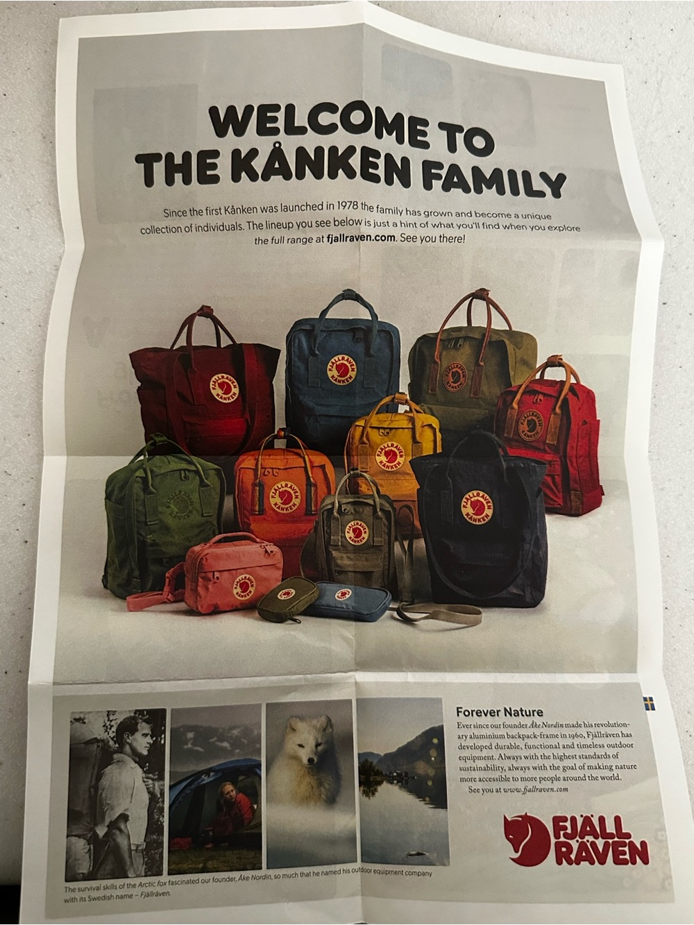 Fjallraven Kanken Mini Olive Green Backpack with Tan Adjustable Straps - Picture 11 of 12